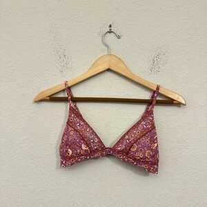 SPELL & THE GYPSY Collection Gypset Bikini Top Padded Multi Floral Print